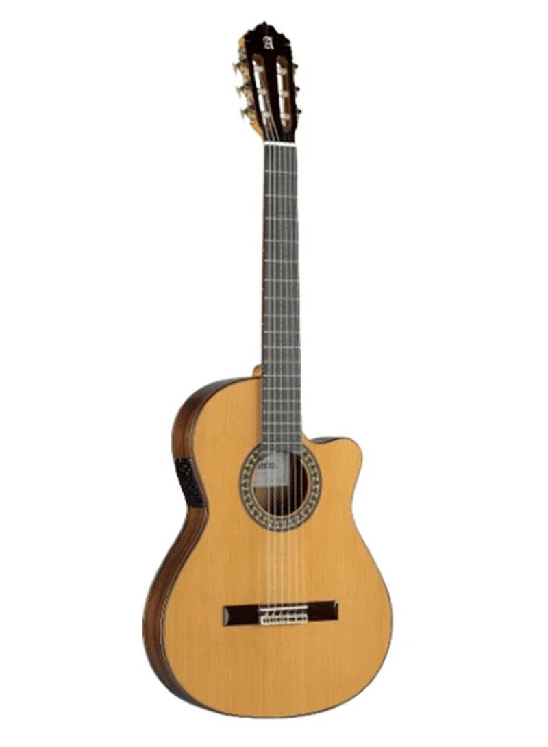 Alhambra 6859 V – 5P CT E2 | Electro Classical Cutaway Guitar | 5 Series | Fishman E2 Pickup | Spanish Made | Gloss Finish - Image 1