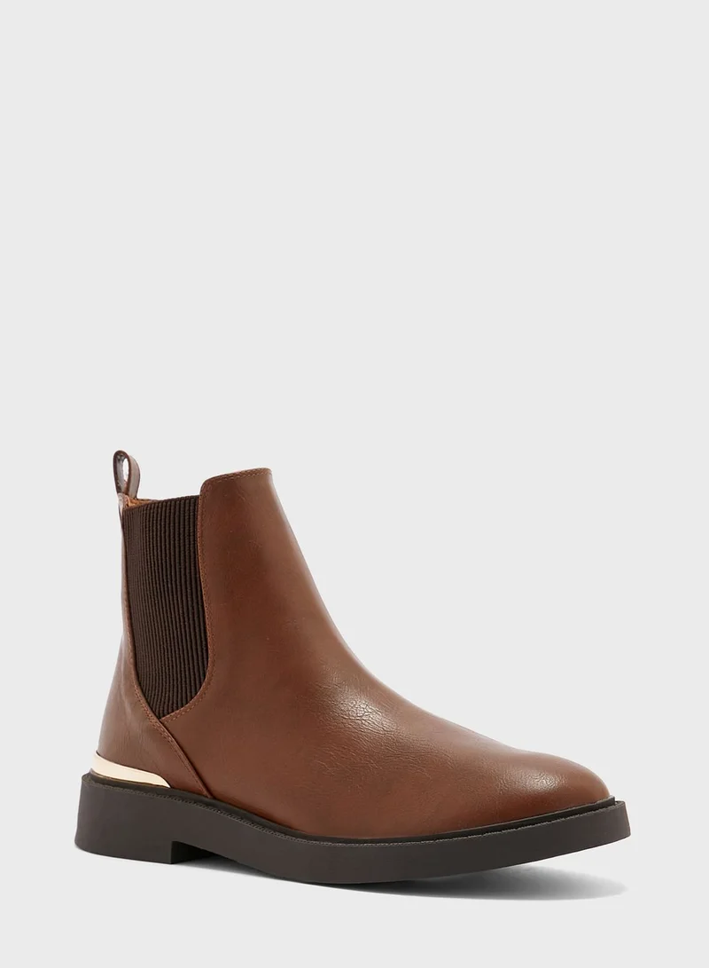 NEW LOOK Biscuit  Ankle Boots