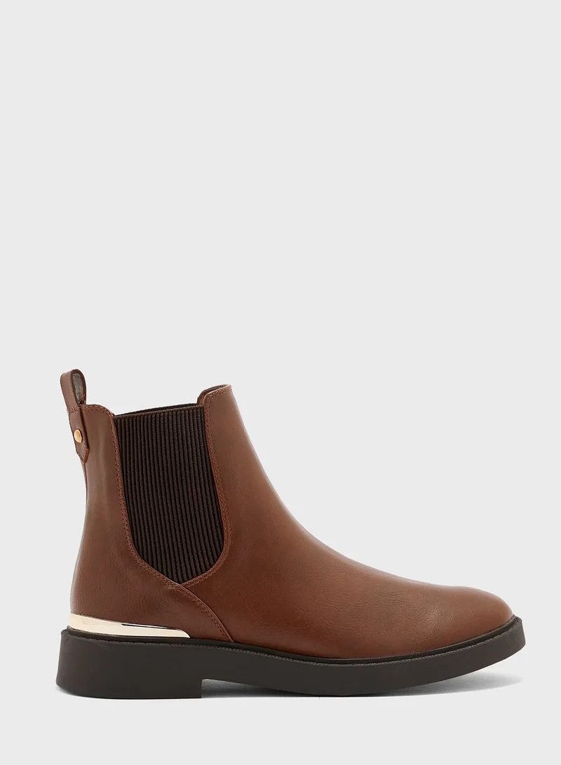 NEW LOOK Biscuit  Ankle Boots
