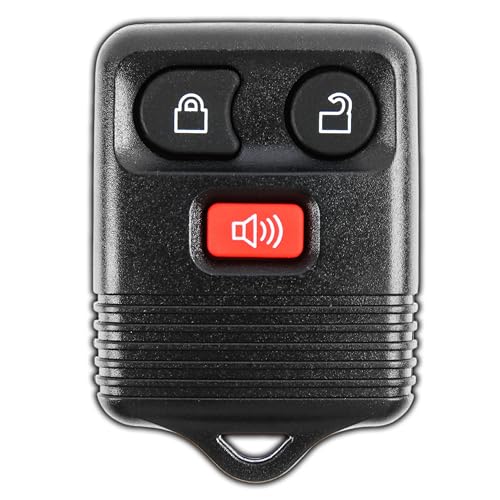 KeylessOption Key Fob Replacement 3-Button for 2005 2006 2007 2008 2009 2010 2011 2012 2013 2014 2015 Ford F150 Explorer Ranger Mustang Lincoln Mazda Mercury Keyless Entry Remote Car Control - Image 1