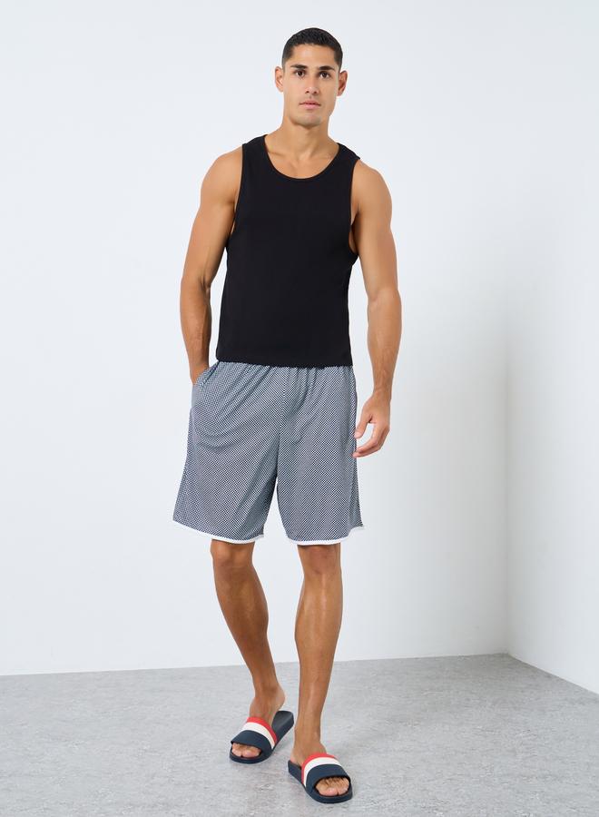 ستايلي مجموعة من 2 - جيليه قطني بياقة دائرية - Image 4