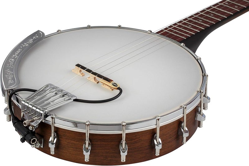 KNA BP-1 Portable Piezo Banjo Pickup – Natural Tone, Lightweight Design, Easy Installation, Passive Electronics, No Battery Required, Onboard Volume Control, Secure Clamp Mount, Handcrafted in Europe - Image 3