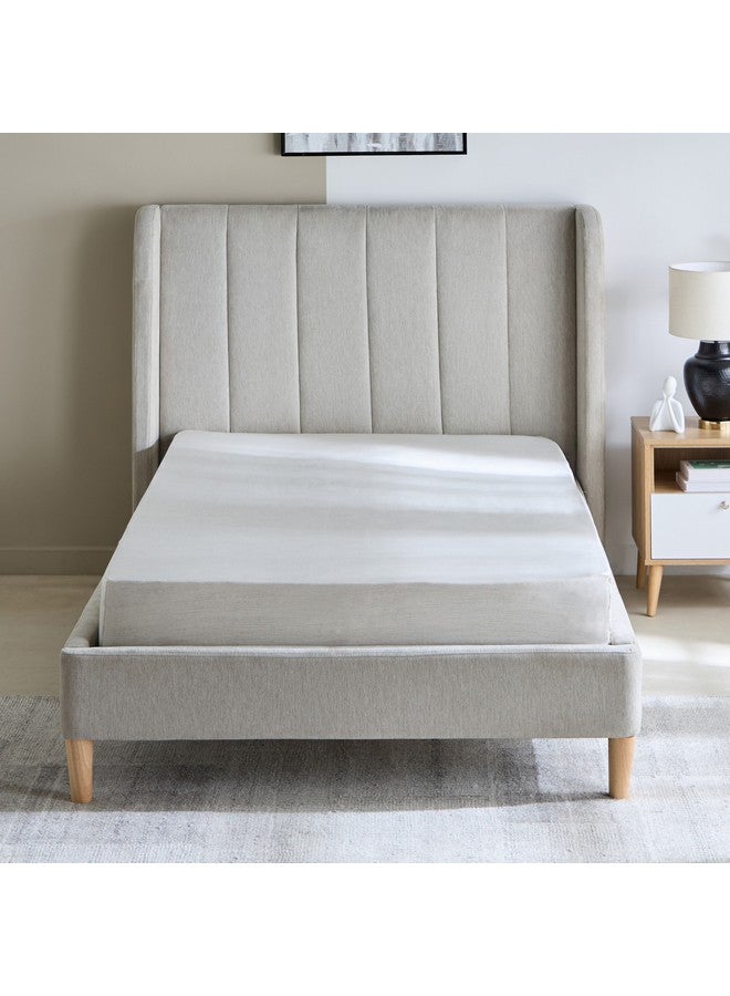 Home Box Houston Veilth Printed Cotton Twin Fitted Sheet 200 x 33 x 120 cm  - Image 3