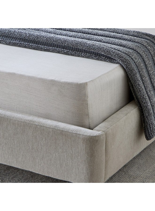 Home Box Houston Veilth Printed Cotton Twin Fitted Sheet 200 x 33 x 120 cm  - Image 2