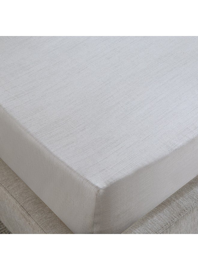 Home Box Houston Veilth Printed Cotton Twin Fitted Sheet 200 x 33 x 120 cm  - Image 4