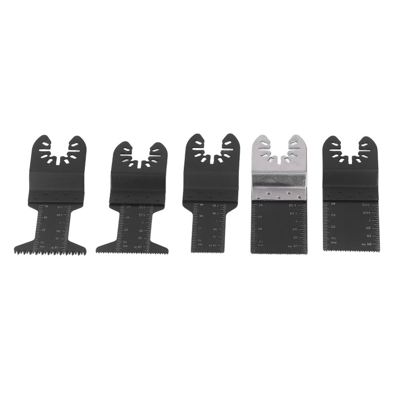 Oscillating Saw Blades 10-Piece 34mm 2-Piece 34mm 3-Piece 20mm 3-Piece 44mm 3-Piece 44mm High Carbon Steel - Durable Wear Resistant Accurate Cutting with 2 Gaskets for Cutting Wood Plastic Soft Metal - Image 3