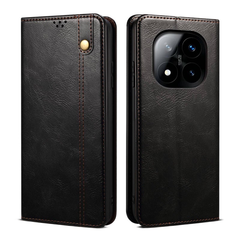 MS غطاء واقي، أخضر ملمس جلد، مقاوم للصدمات لـ Redmi Note 14 Pro باللون الأخضر باللون الأحمر - Image 3