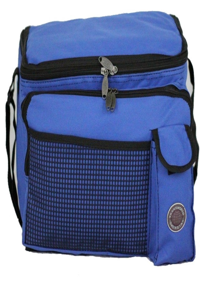Transworld Durable Deluxe Insulated Lunch Cooler Bag (Many Colors and Size Available) (13 1/2"x10"x10", Royal Blue) - Image 1