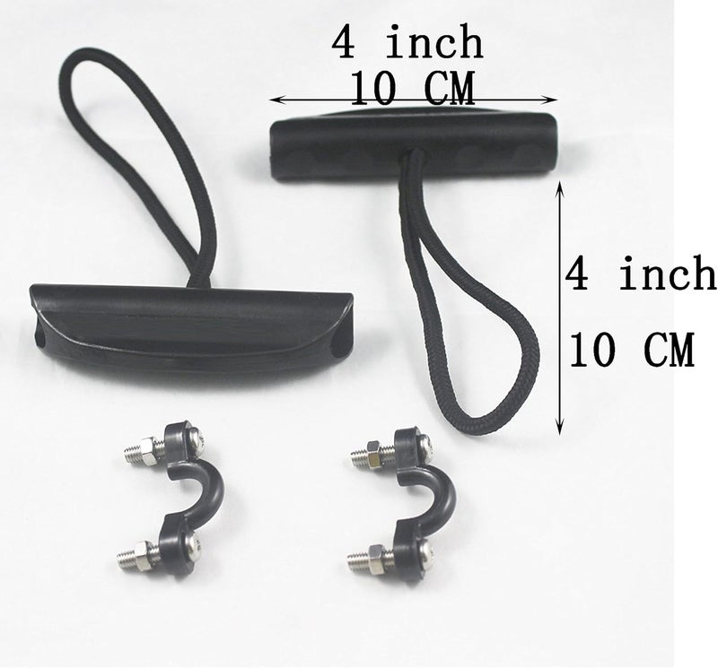 YYST Lot 2 Kayak Carry Handle Pull Handle T-Handle with Cord and Pad Eyes - Image 2