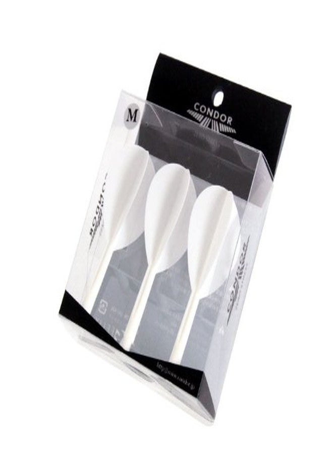 CONDOR Darts Flight Plain White Teardrop M - Image 2