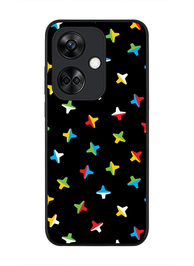 Stylizedd - Rugged Black Edge case for OnePlus Nord CE3 Custom Slim fit Flexible Anti Drop Thin Phone Case Cover - Twofaced Ex's - Image 1
