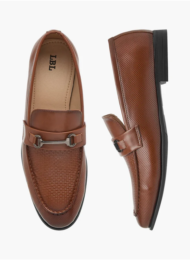 LBL by Shoexpress Men's Metal Accent Slip-On Loafers