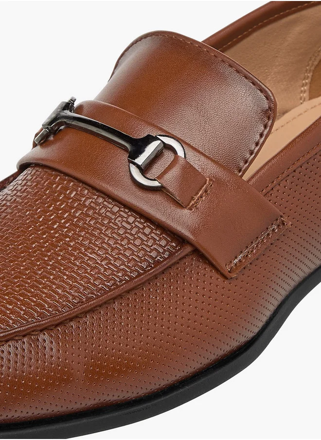 LBL by Shoexpress Men's Metal Accent Slip-On Loafers