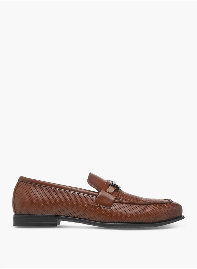 LBL by Shoexpress Men's Metal Accent Slip-On Loafers