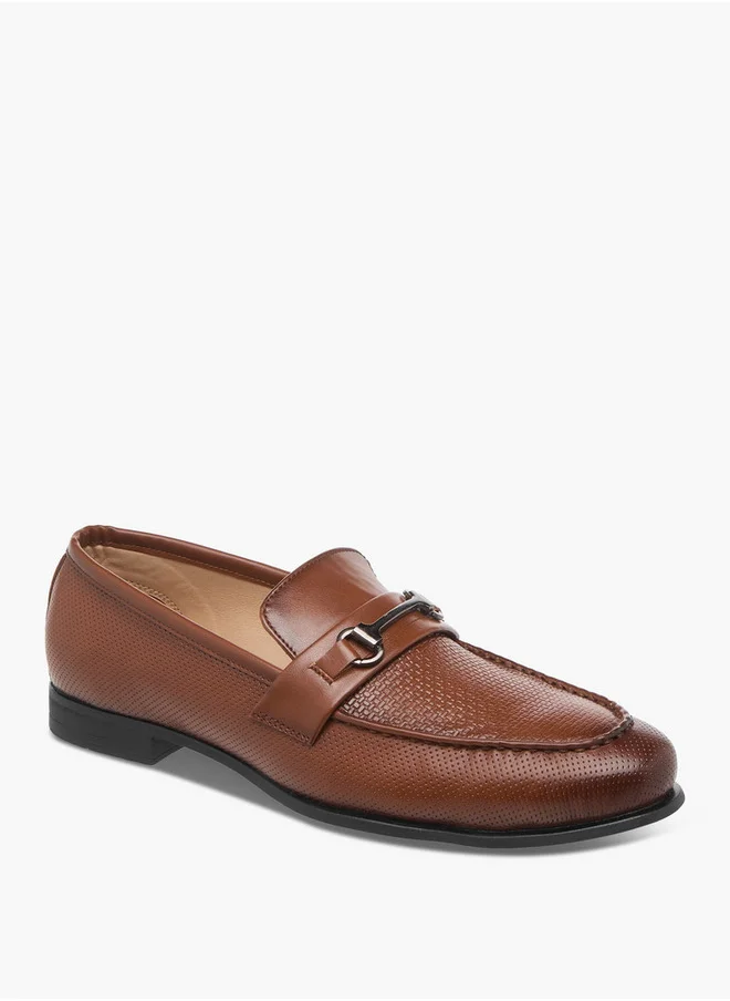 LBL by Shoexpress Men's Metal Accent Slip-On Loafers