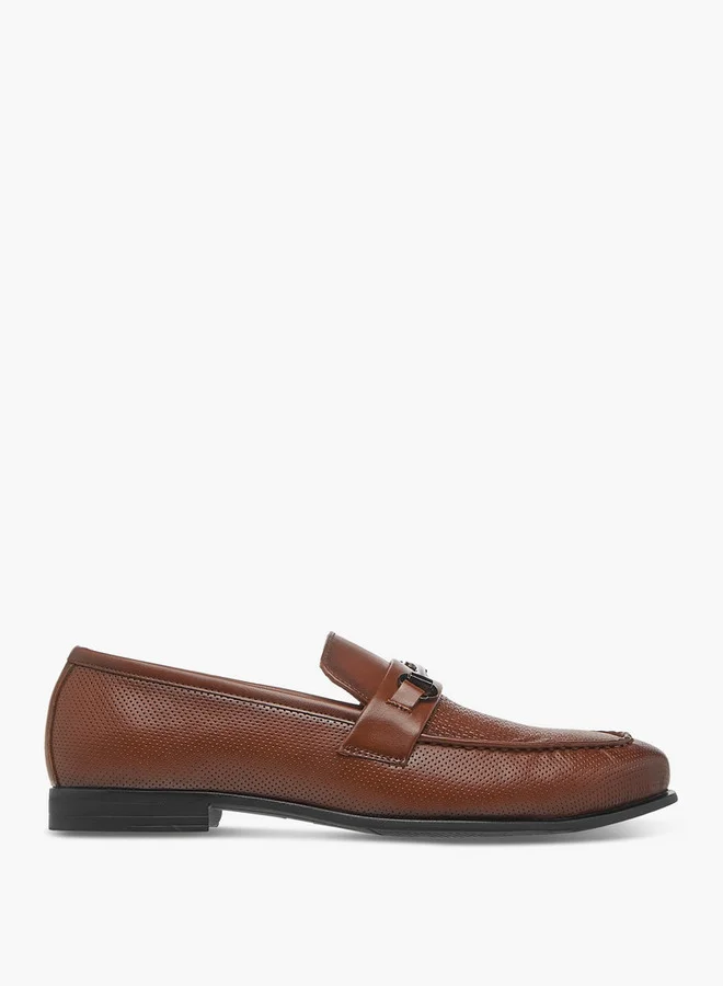 LBL by Shoexpress Men's Metal Accent Slip-On Loafers