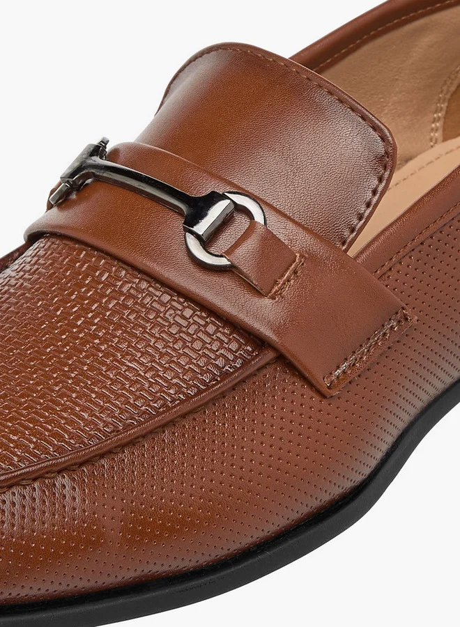 LBL by Shoexpress Men's Metal Accent Slip-On Loafers