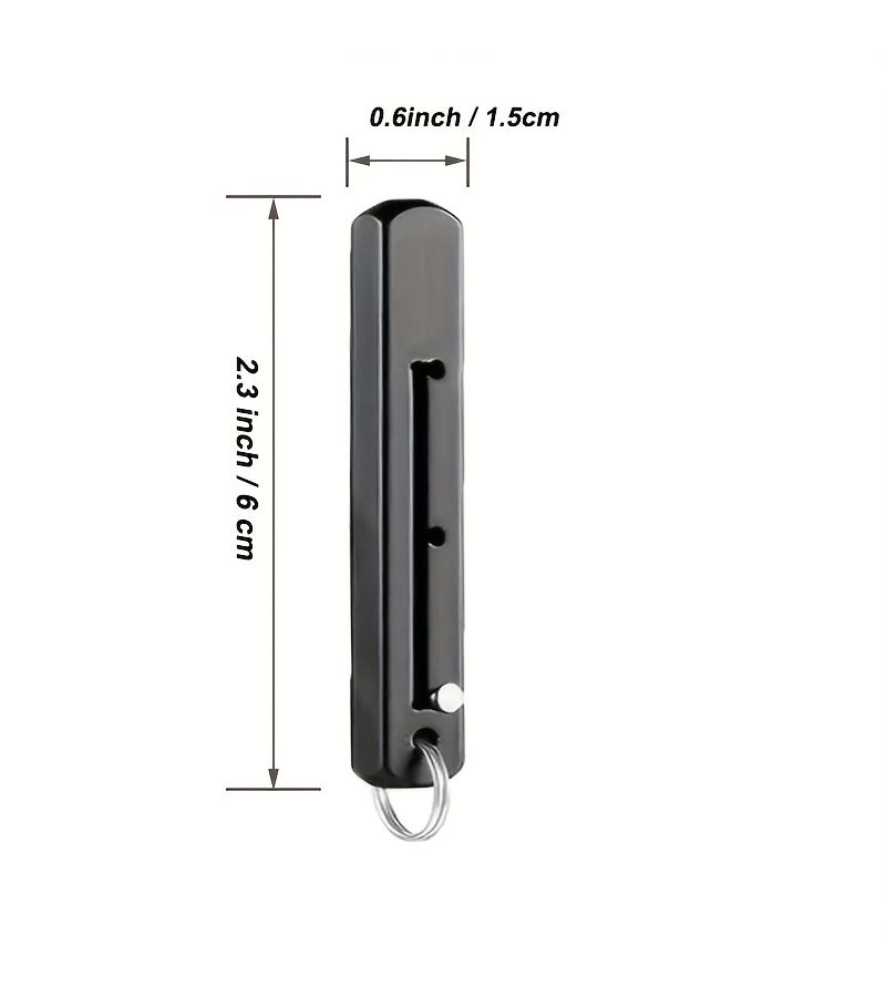 2 Pcs Set Titanium Interdental Toothpicks With Retractable Keychain Holder Heavy Duty Portable Dental Picks Travel Case Included Ergonomic Handle - Image 3