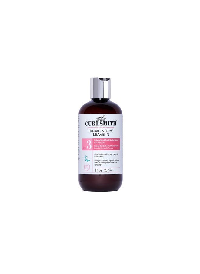 Curlsmith Hydrate & Plump Leave-In - Lightweight Leave-In Conditioner for Curls, Moisturising & Volumizing, For All Curl Types, Vegan and Cruelty Free (8 oz) - Image 1