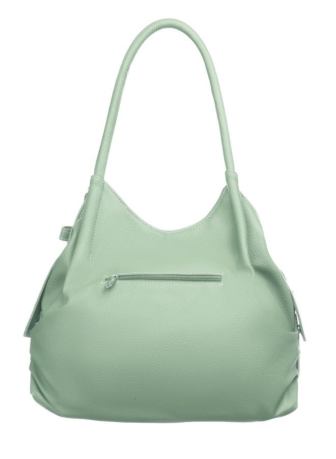 Fostelo Women's Style Diva Satchel Tote Handbag for Women | Ladies Purse | Stylish Shoulder Bag | Gift For Women | Green - Image 5