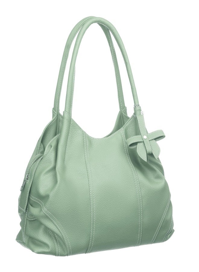 Fostelo Women's Style Diva Satchel Tote Handbag for Women | Ladies Purse | Stylish Shoulder Bag | Gift For Women | Green - Image 1