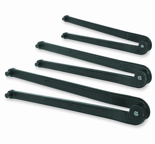 Williams JHWWS483 3Piece Adjustable Face Spanner Wrench Set Ideal for Adjusting Collars Lock Nut Rings and Bearings