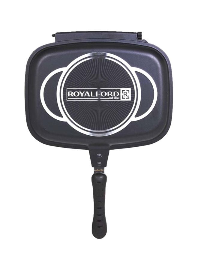 Royalford Double Grill Pan Black 32cm - Image 2