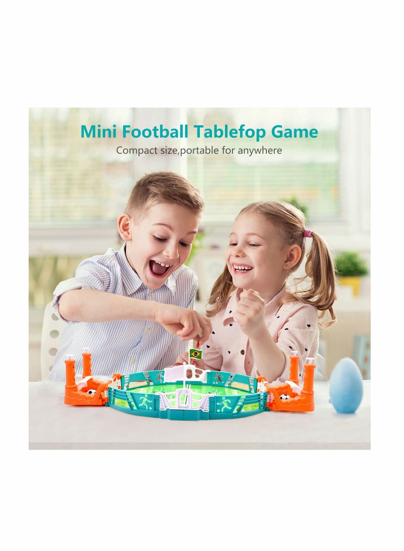 SOLARAE Mini Table Soccer Game Table Top Football Game Mini Tabletop Football Mini Tabletop Soccer Game Desktop Interactive Soccer Game Toy for Kids Adults Birthday Party World Cup Gift - Image 5