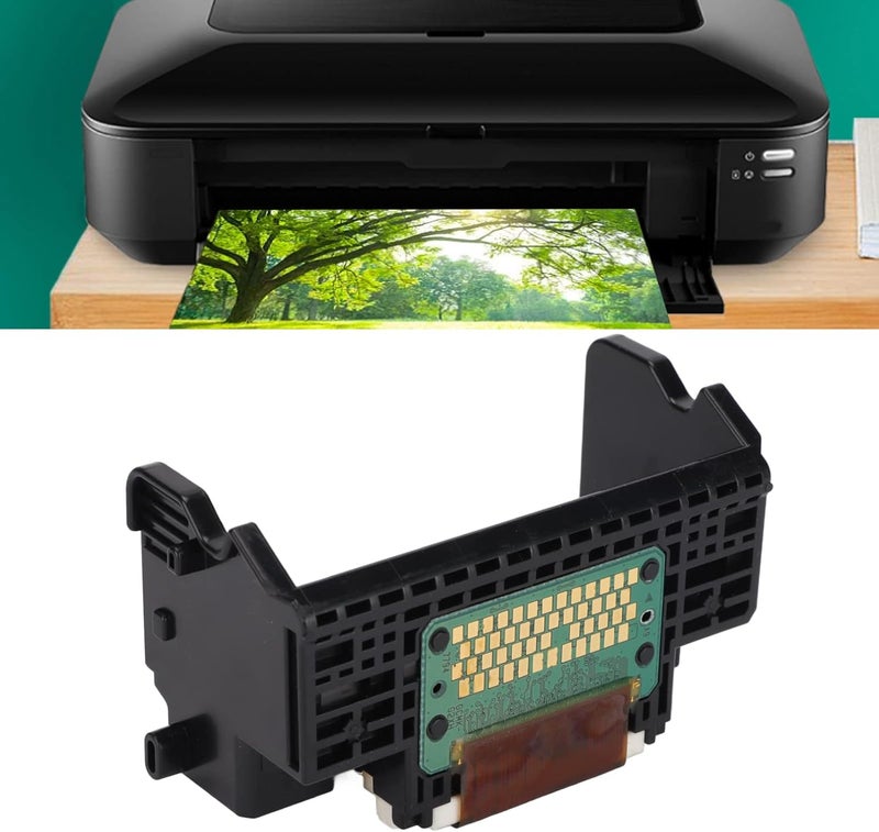 Pilipane Printhead Print Head Color Printhead Printer Replacement Parts QY60080 Printhead Printer Accessories Compatible for iP4820 iP484 iP4850 iX6520 iX6550 MX715 MG5220 MG5250 - Image 4