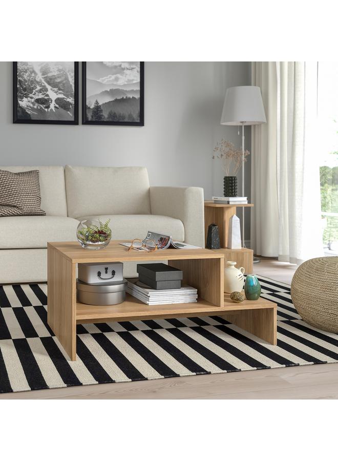 Zaboon Coffee table, oak effect, 90x55 cm - Image 2