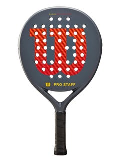 Wilson Wilson Pro Staff V2 Team ALT Grey Red Padel Racket  - Image 1