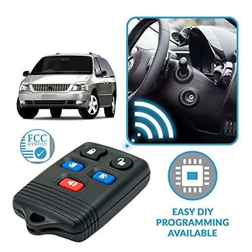 Keyless2Go Replacement for New Keyless Entry Remote Car Key Fob for Select Freestar Windstar Monterey Blackwood Vehicles That Use CWTWB1U511 - Image 5