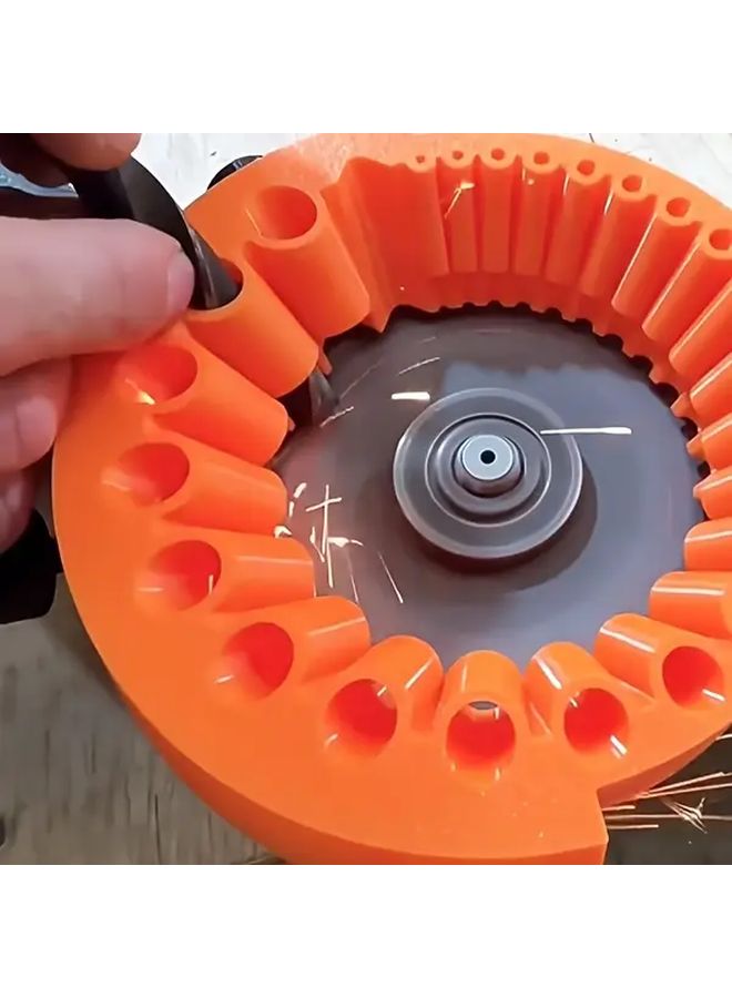 Orange Drill Grinding Sharpening Machine 125mm Blade Angle Grinder Attachment No Power Required - Image 5