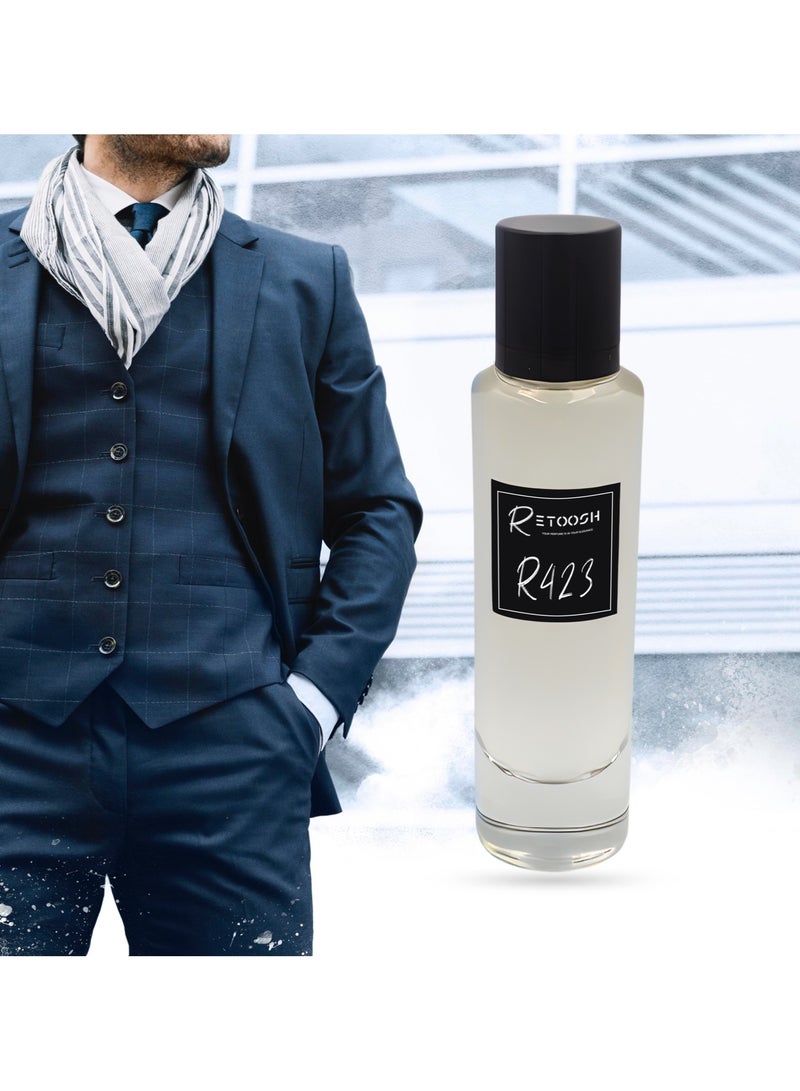 رتوش للعطور احتضنوا عطر R423 – عطر حمضي أروماتيك للرجال | 50 مل - Image 3