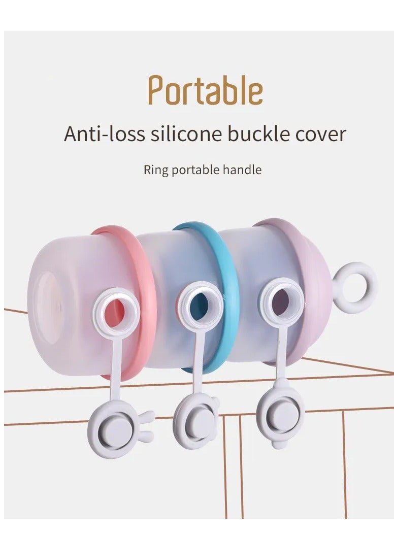 لوكو حاوية مسحوق الحليب بفتحة جانبية وردي- 10 قطعة - Image 5