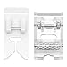 VANICE 2 Pcs Roller Sewing Machine Presser Foot Plus Non-Stick Zigzag Teflon Sewing Machine Presser Foot, Fit for - Image 2