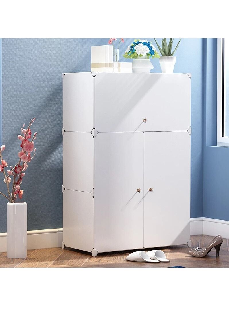 DubaiGallery Shoe Cabinets Simple Modern Dust Space Plastic Multi-function Multi-storey Dormitory House - Image 2