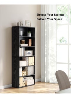 Bookshelves and Bookcases Floor Standing 6 Tier Display Storage Shelves 180cm Tall Bookcase Home Decor Furniture for Home Office, Living Room, Bed Room - pzsku/ZB9DA60B47F5668E908B6Z/45/_/1725958073/73a4217d-6c53-420c-8610-b2d2ee95287a