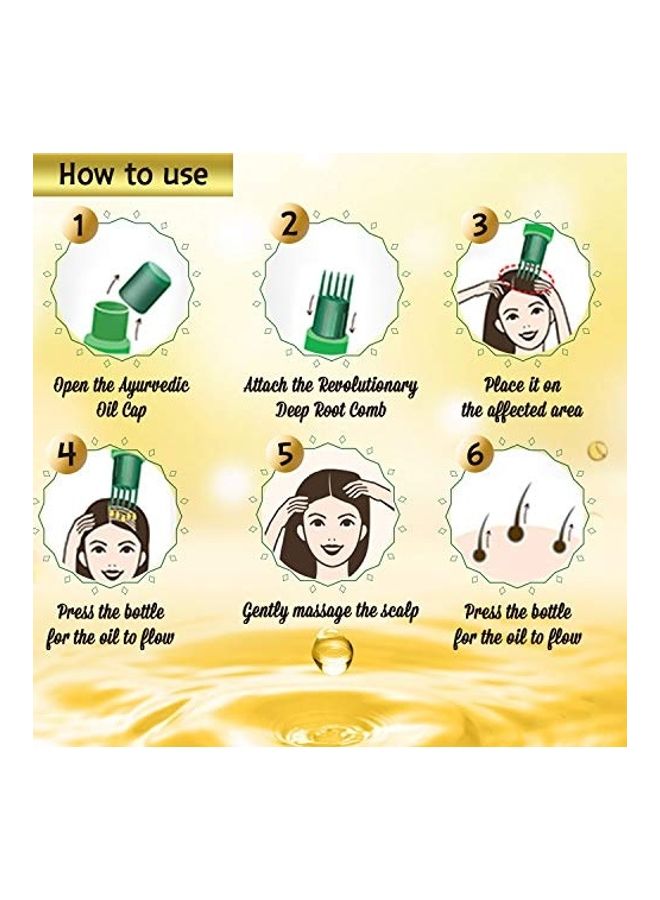 كيش كينج زيت أيورفيدا مضاد لتساقط الشعر أخضر 300 مل - Image 3