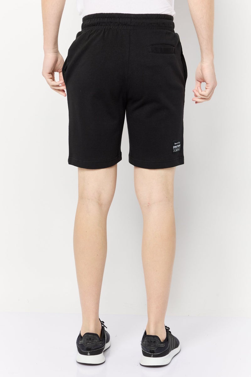 Paul Frank Men Brand Logo Basic Shorts, Black - Image 3