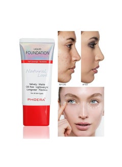 Phoera Liquid Foundation Natural Look 30ML 102 Nude  - Image 3
