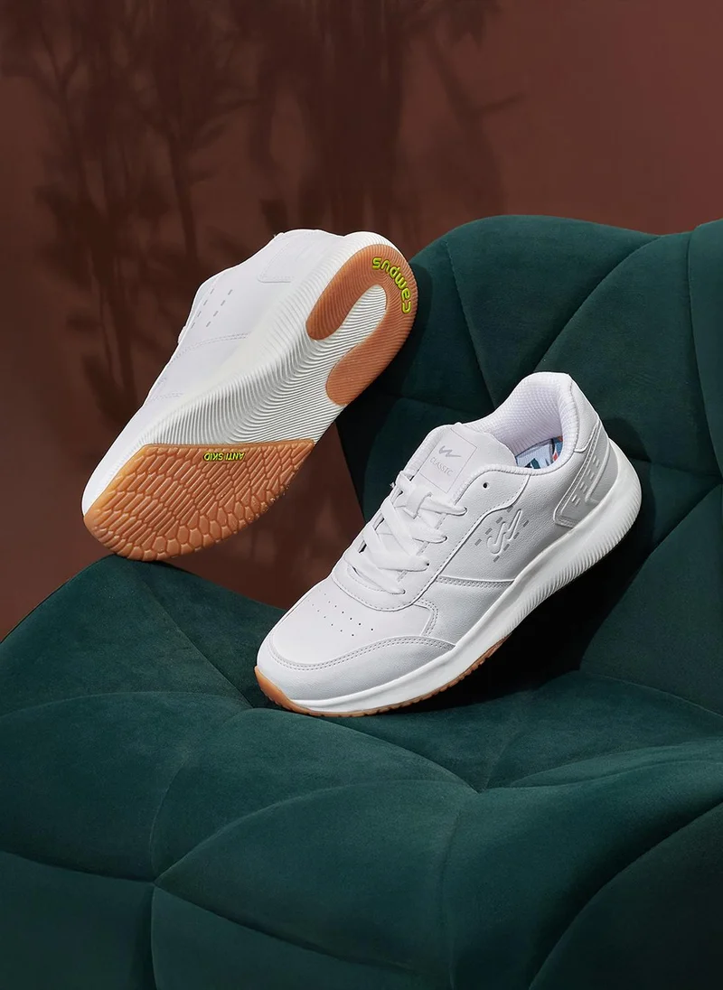 كامبس Men Credit White Motion Massage Lace-Up Sneakers-White