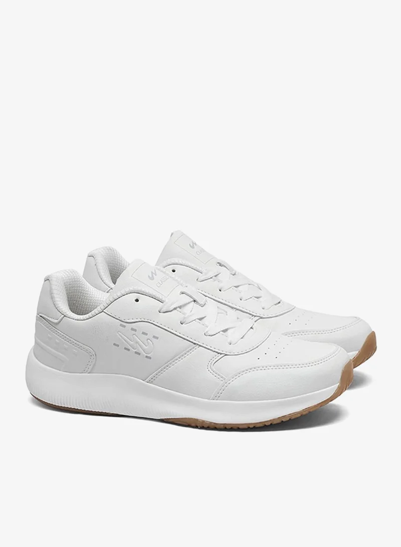 Campus White Men Credit White Motion Massage Lace-Up Sneakers-White for Men | Best Price UAE