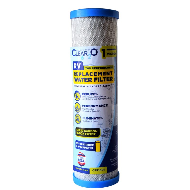 فلتر استبدال مياه RV CLEAR2O CPR1001 صنع في الولايات المتحدة الأمريكية