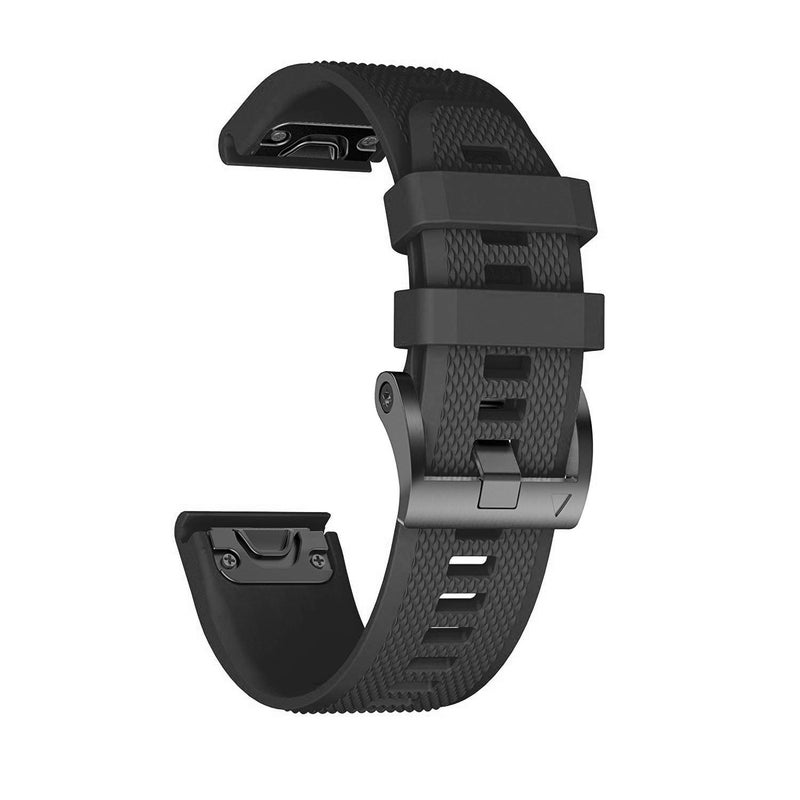 ANCOOL for Fenix 5 Watch Band/Fenix 6 Watch Band/Garmin Fenix 7 Band 22mm Soft Silicone Bands Compatible With Garmin S62 Watch Bands/Fenix 5 PLUS Band(Black,Grey,Army Green) - Image 3