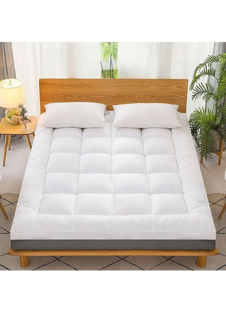 Comfowell Mattress Topper Queen Size Waterproof Mattress Cover 