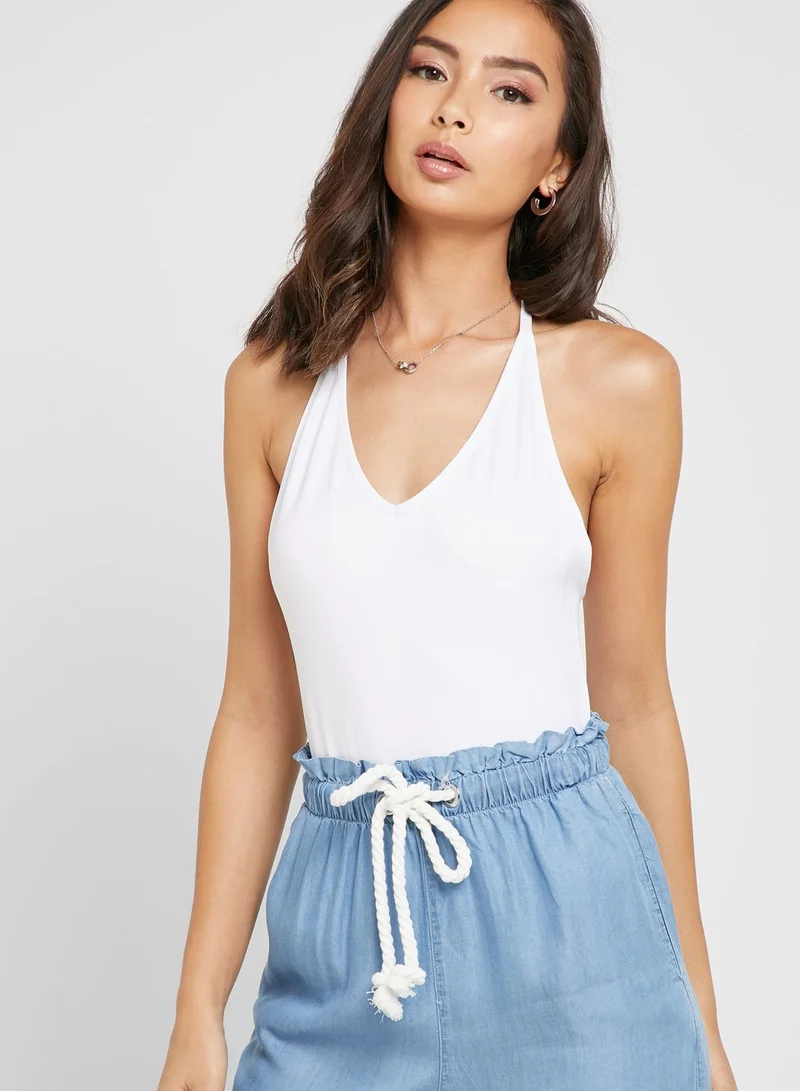 FOREVER 21 Seamless V-Neck Body