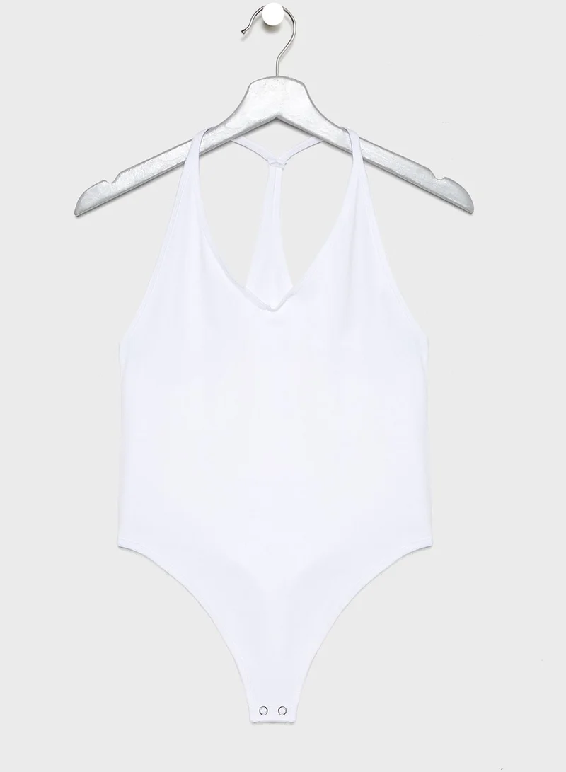 FOREVER 21 Seamless V-Neck Body