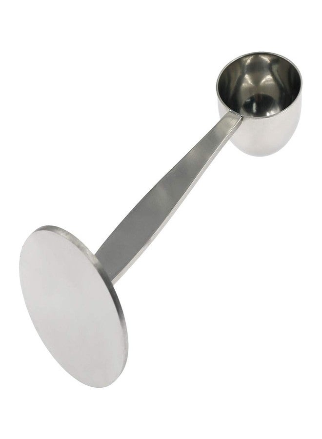 PHITUODA 2-in-1 Coffee Scoop Stainless Steel Measuring and Tamping Coffee Spoon(15ml)-1pc - Image 2