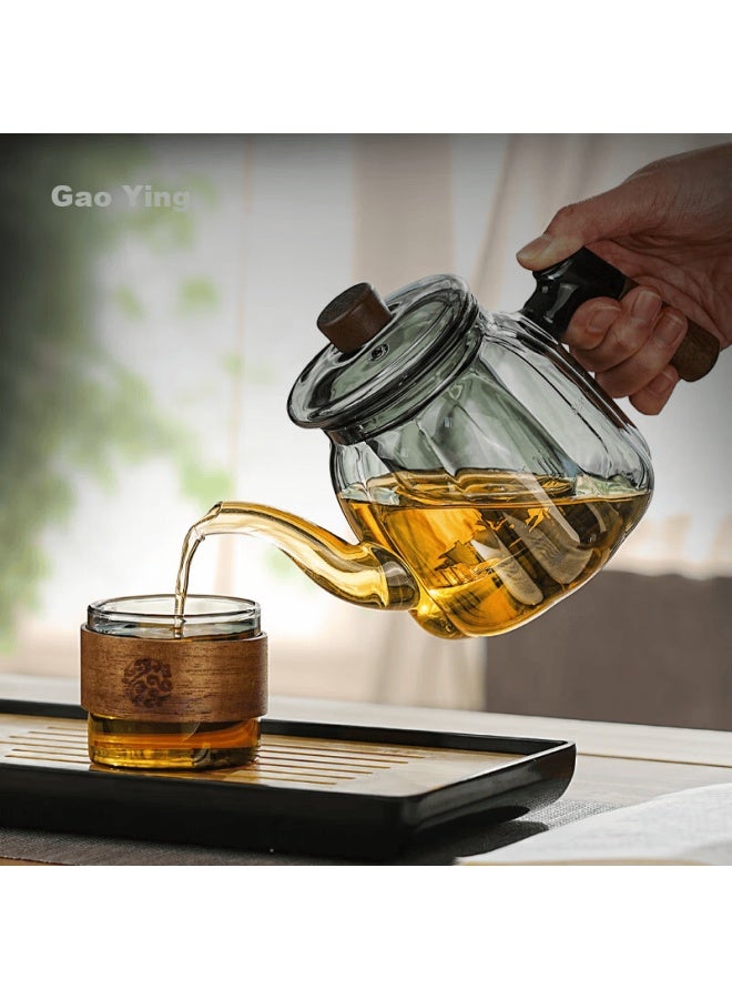 Gaoming New Glass Tea Infuser Teapot With Water Separation, Thickened High-temperature Resistant Household Tea Brewing Kettle - Image 2